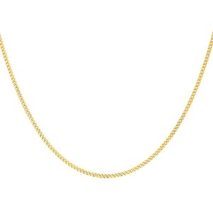 9ct Yellow Gold 60cm (24_) Curb Chain 0.8mm Width
