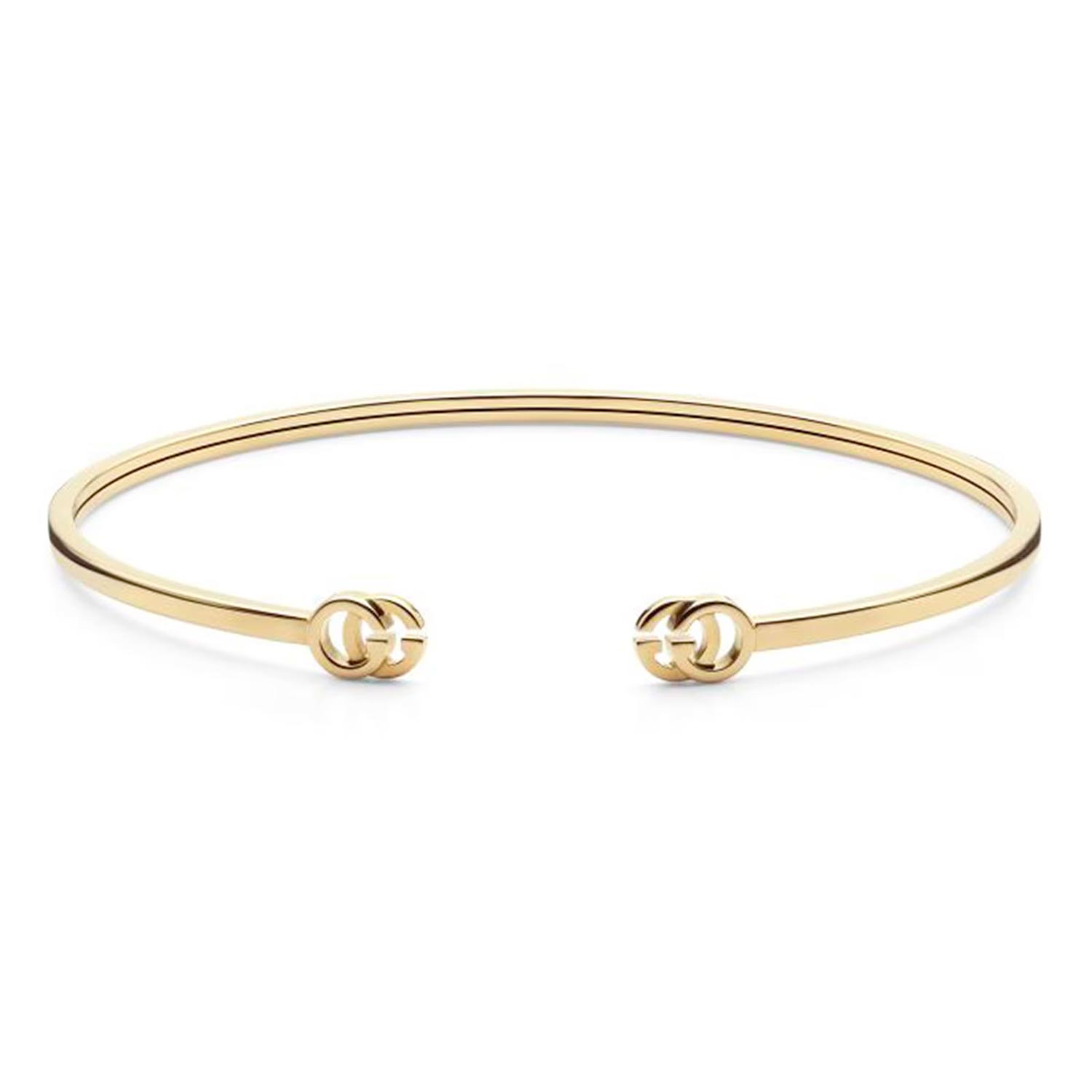 18ct Yellow Gold GG Running Bangle - 18cm – Image 2