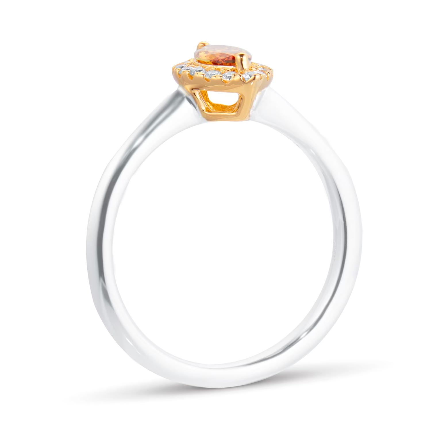 Platinum 0.32cttw Marquise Cut Diamond Ring – Image 3